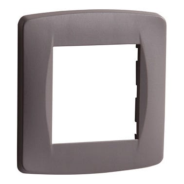 Plaque simple homea taupe zeiger 1