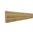Chambranle classique Louis XV bois exotique blanc non traité* 10 x 35 mm Long.2,4 m - SOTRINBOIS