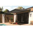 Store banne manuel 4x3 M gris avec coffre