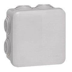 Boîte de dérivation étanche Dim.80 x 80 mm blanc Plexo IP55 - LEGRAND  0