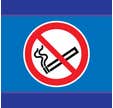PANNEAU DEFENSE DE FUMER D-SIGN 100X100