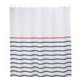 Rideau de douche l.180 x H.200 cm Deluxe