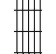 Panneau grillage rigide vert H.103 x l.200 cm Diam.4 mm