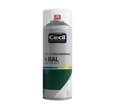 Peinture aérosol tous matériaux int/ext satin vert normand RAL6005 400 ml - CECIL PRO