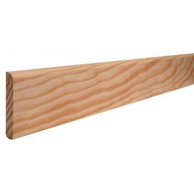 plinthe arrondie petits nœuds en pin des landes l 200 x h 11 x ep 1 cm bricoman