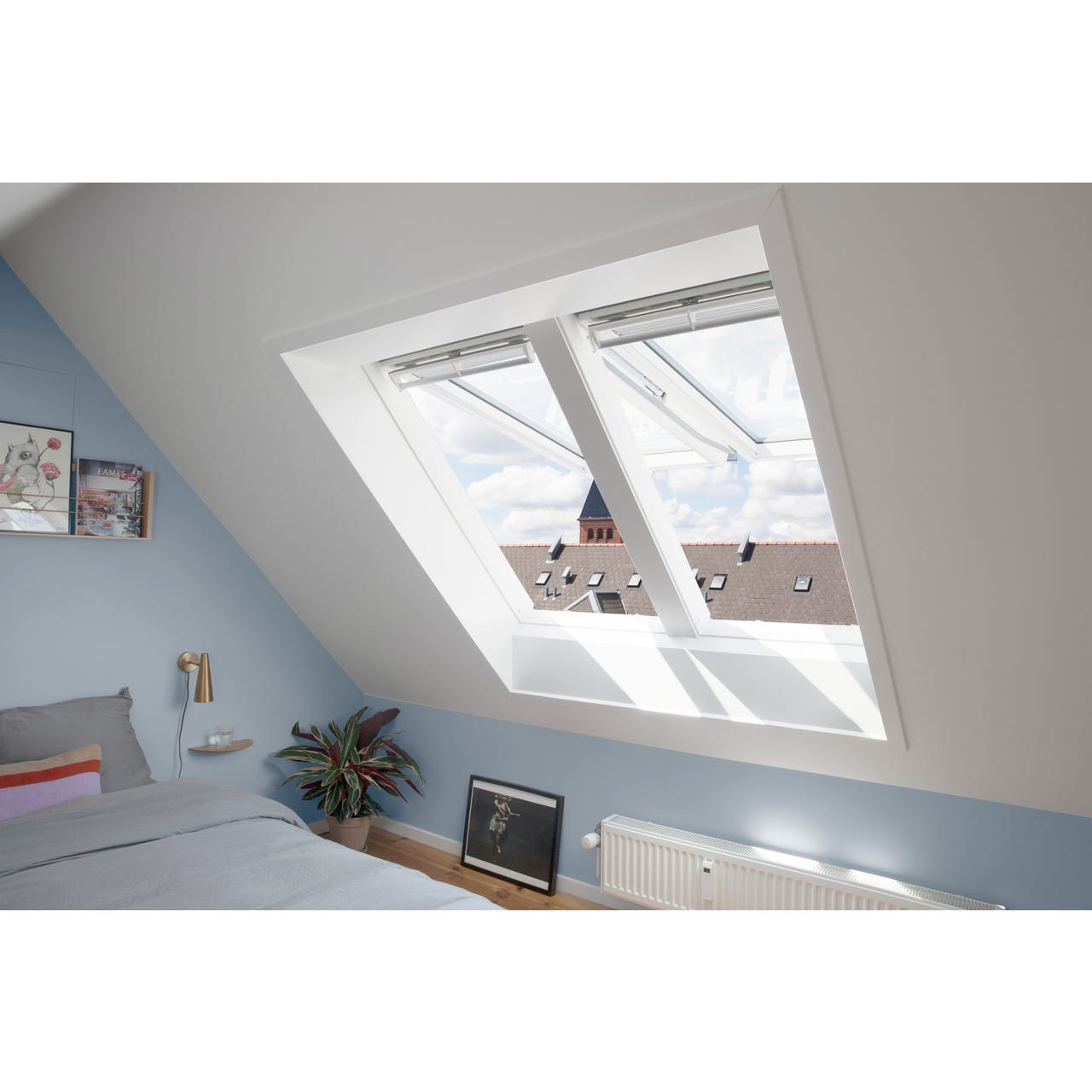 Fenêtre de toit VELUX confort GPL Mk04 l.78 x H.98 cm WhiteFinish 7
