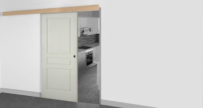 porte seule postformee prepeinte 3 panneaux h 204 x l 73 cm chauvat bricoman