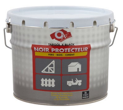 Vernis Bitumeux Brillant Noir 2 L Targol Bricoman