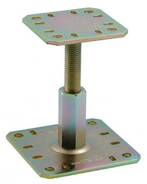 Pied de discount poteau réglable bricoman
