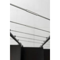 Escalier droit gris/wengé noir MAS 1.4 050 inox Larg.75 cm 12