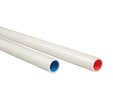 Tube PERT blanc / bleu Diam. 16mm Ep. 3mm en couronne Long. 10m 