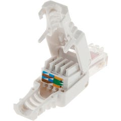 10 fiches RJ45 CAT6 Easy connect 