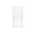 Porte de service PVC pleine poussant droit H.200 x l.90 cm