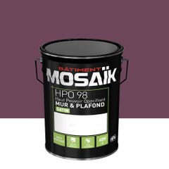 Peinture intérieure satin violet bouvreuil teintée en machine 4L HPO - MOSAIK 1