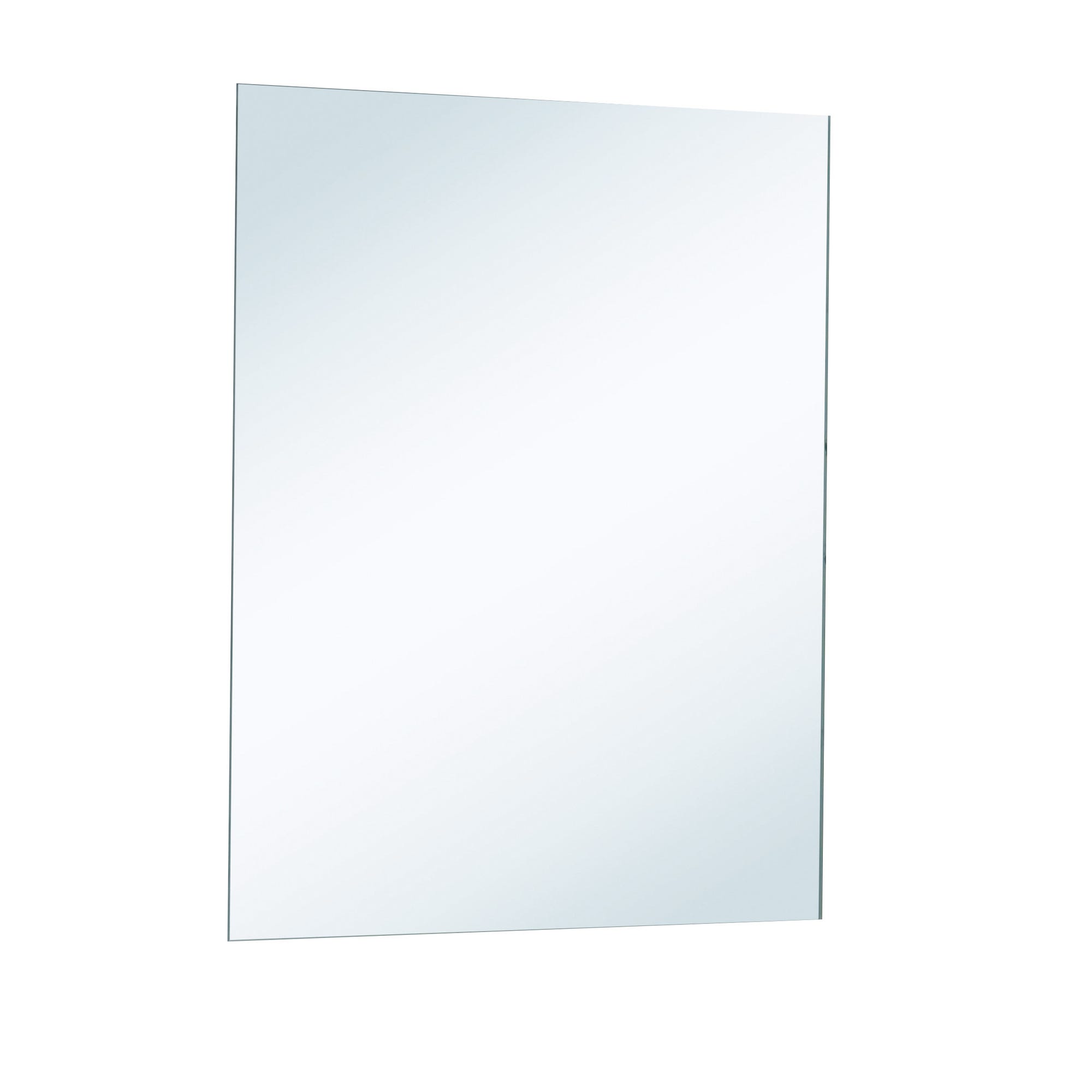 Miroir bords polis 75 x 60 cm ép 4 mm 0