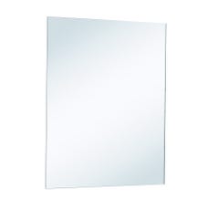 Miroir bords polis 75 x 60 cm ép 4 mm 0