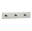 PORTE MANTEAUX METAL CHROME 3 TETES