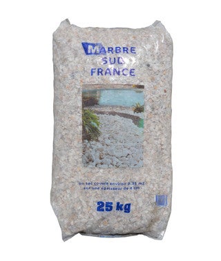 25 kg sales gravier en m2