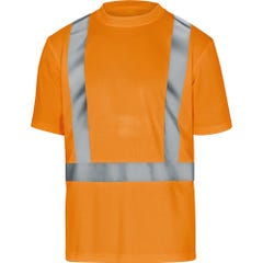T-shirt de travail haute visibilité orange T.S - DELTA PLUS 0