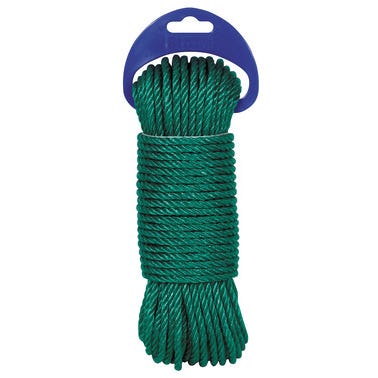 Corde cable polyéthylène vert 5 mm Long.10 m 1