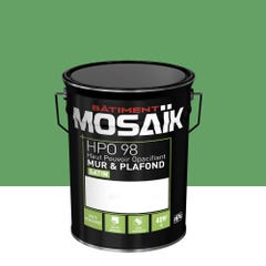 Peinture intérieure satin vert acropéra teintée en machine 4L HPO - MOSAIK 1