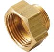 2 MAMELONS MALE 20X27(3/4'') FEMELLE 26X34(1'') LAITON A VISSER
