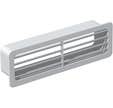 GRILLE EXT. PVC RIGIDE, RECT. 55X110MM