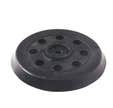 Plateau ponçage 125 mm auto agrippant perforé SEA 8 trous pour ponceuse excentrique, vis centrale de fixation