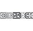 Listel pour carrelage mural l.4.5 x L.60 cm Sacha