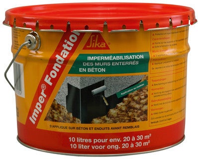 Impermeabilisant Fondation Sika 25l Bricoman