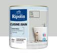 Peinture intérieure multi-supports satin gris lomé 0,5 L Cuisine & bain - RIPOLIN