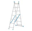 Echelle transformable aluminium 2 plans x 7 échelons Haut.3,39 m Starline