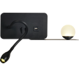 APPLIQUE CHR ZIA DROITE 2700K 420LM