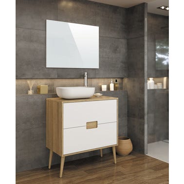 Meuble Sdb Oslo 80cm Bricoman