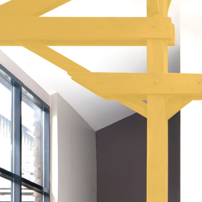 Peinture intérieure et extérieure multi-supports glycéro satin jaune peské 0,5 L - RIPOLIN 3