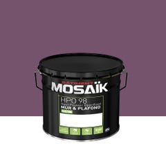 Peinture intérieure satin violet pimprenelle teintée en machine 10L HPO - MOSAIK 1