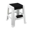 Tabouret 2 marches avec coffre de rangement