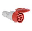 FICHE INDUS 4P+T FEMELLE 16A IP44