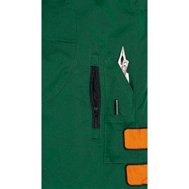 Pantalon de travail pour bucheron vert T.M Meleze3 - DELTA PLUS 1