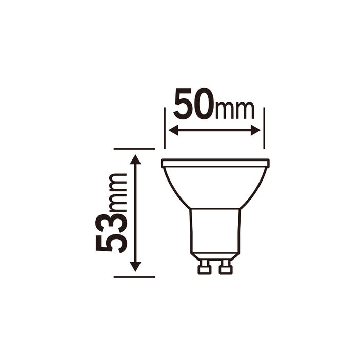 Ampoule LED GU10 blanc chaud - ZEIGER 2