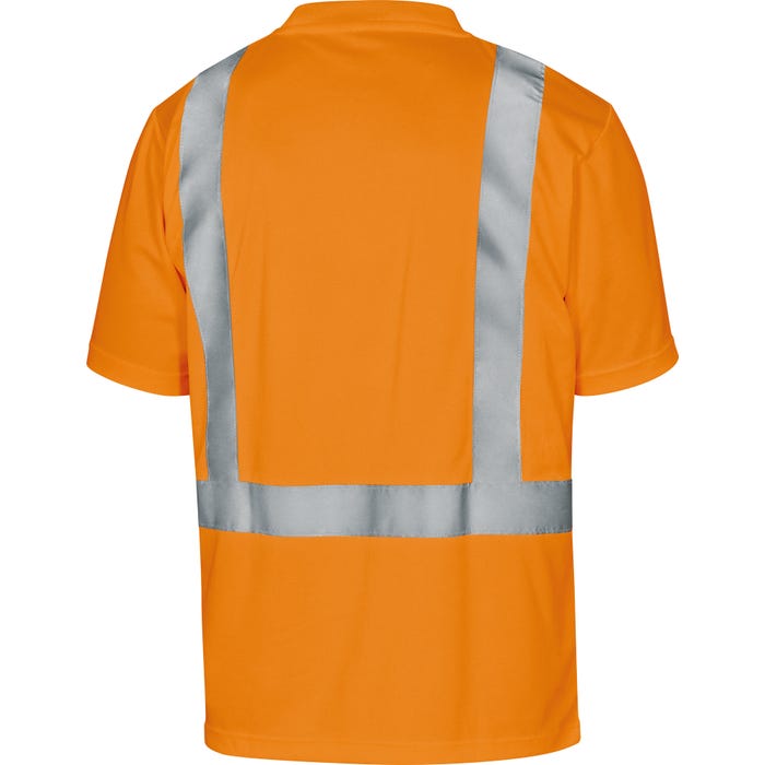 T-shirt de travail haute visibilité orange T.S - DELTA PLUS 1
