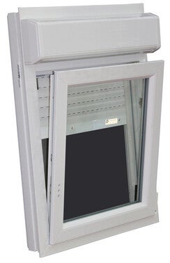 Fenetre Pvc Volet Roulant Integre 1 Vantail H75xl60cm Avec Oscillo Battant Bricoman