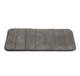 Tapis de bain mémoire de forme gris