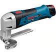 Cisaille à tôle 12V + 2 batteries + L-BOXX - GSC 12V-13 BOSCH