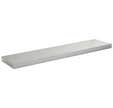 Tablette 90x23 argent