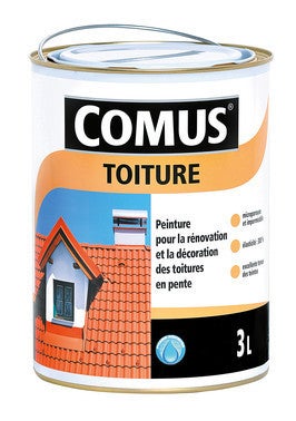 Peinture Toiture Decorative Impermeable Gris Ardoise 3 L Comus Bricoman