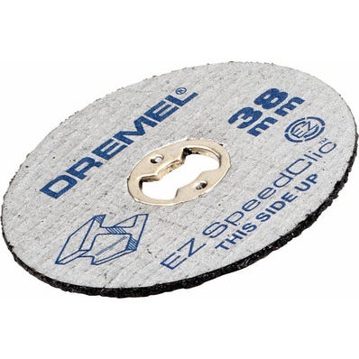 Pack de 5 disques speedclic diam.38 mm métaux - DREMEL 2