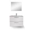 Caisson lineo blanc 60