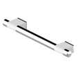 Barre d’appui droite Onyx Duo White 300 mm AKW
