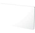 Rayonnant en verre horizontal LCD 1500W Klaas - CAYENNE